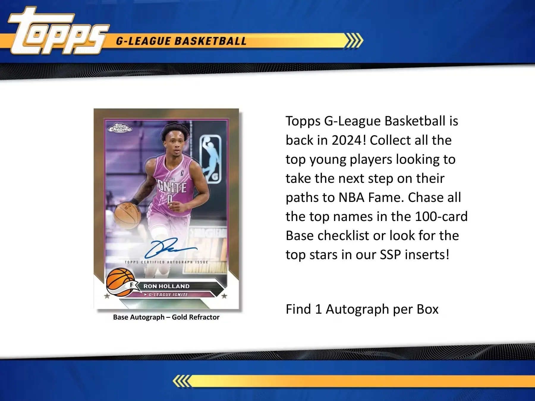 2023/24 Topps G-League Basketball Hobby Box