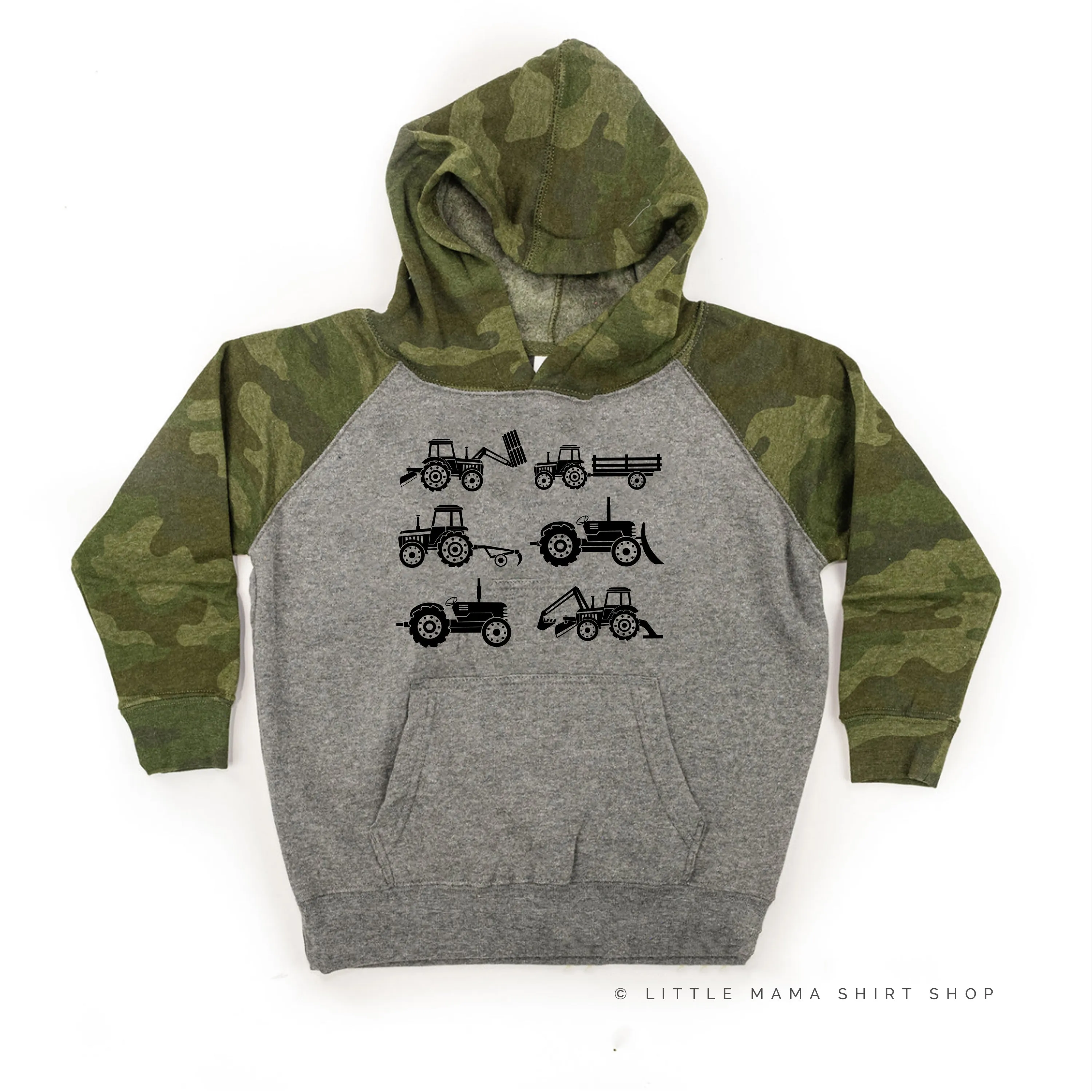 6 Tractors - Child Hoodie