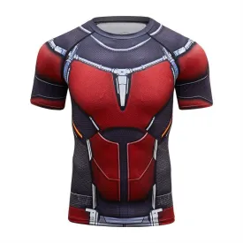 ANT-MAN 2 Short Sleeve Compression Shirt for Men