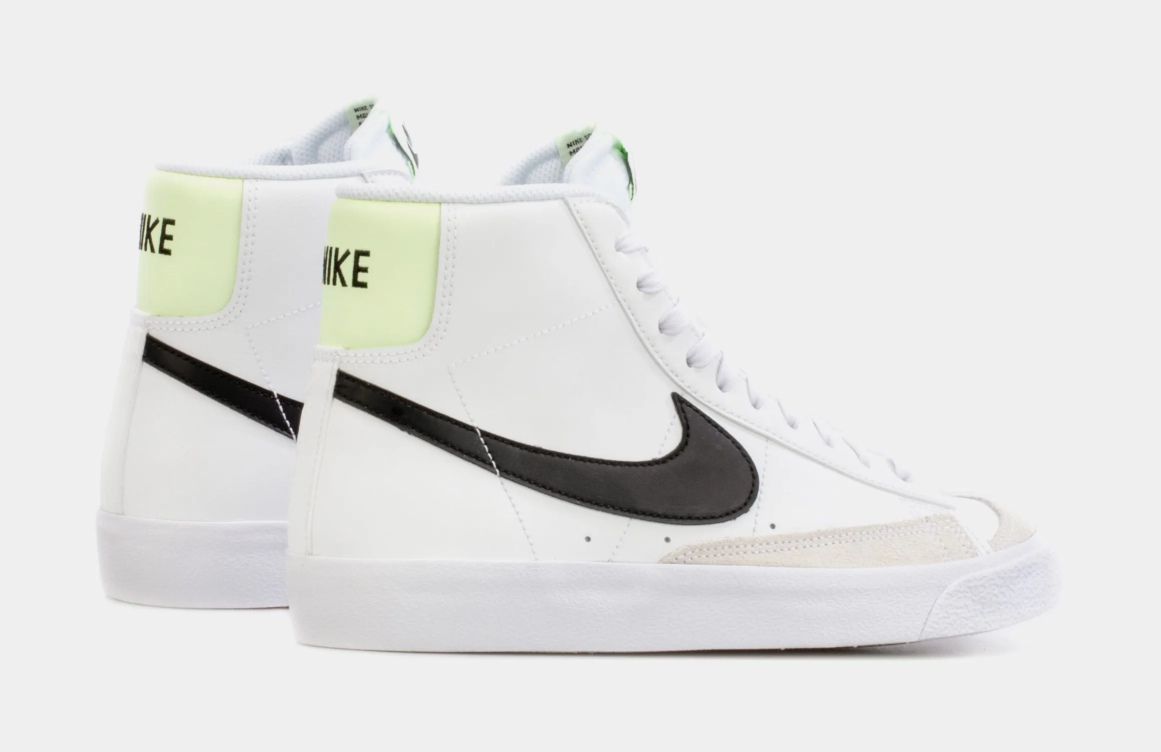 Blazer Mid 77 Grade School Lifestyle Shoes (White/Black)