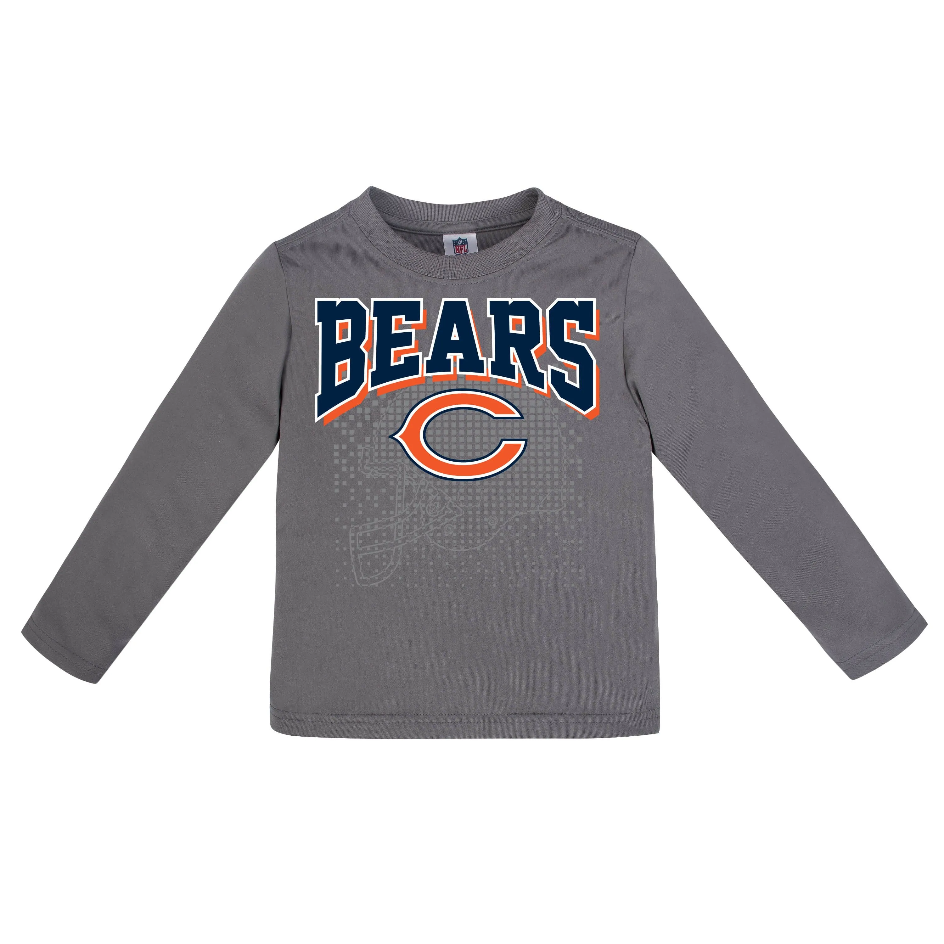 Chicago Bears Boys Long Sleeve Tee Shirt