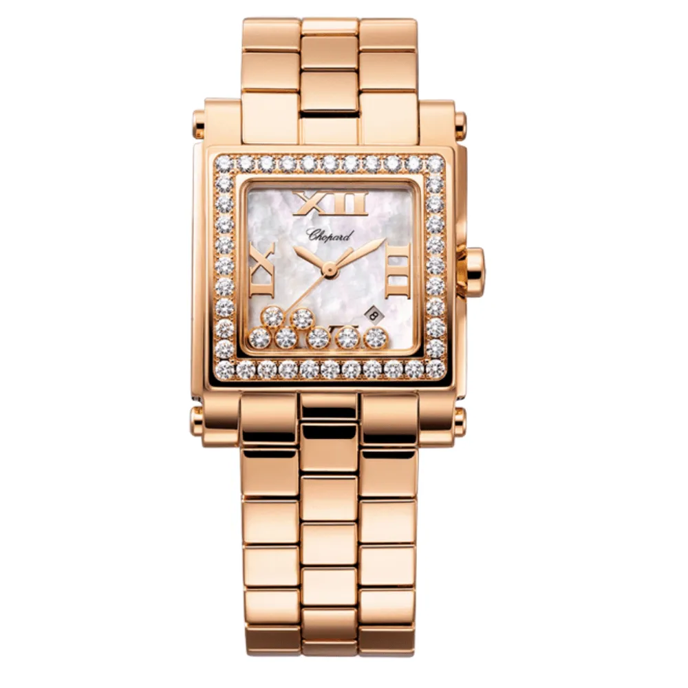 Chopard Happy Sport Square Quartz Baguette Ladies' 275322-5002