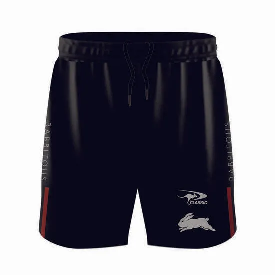 Classic 2024 Rabbitohs Youth Training Shorts Black