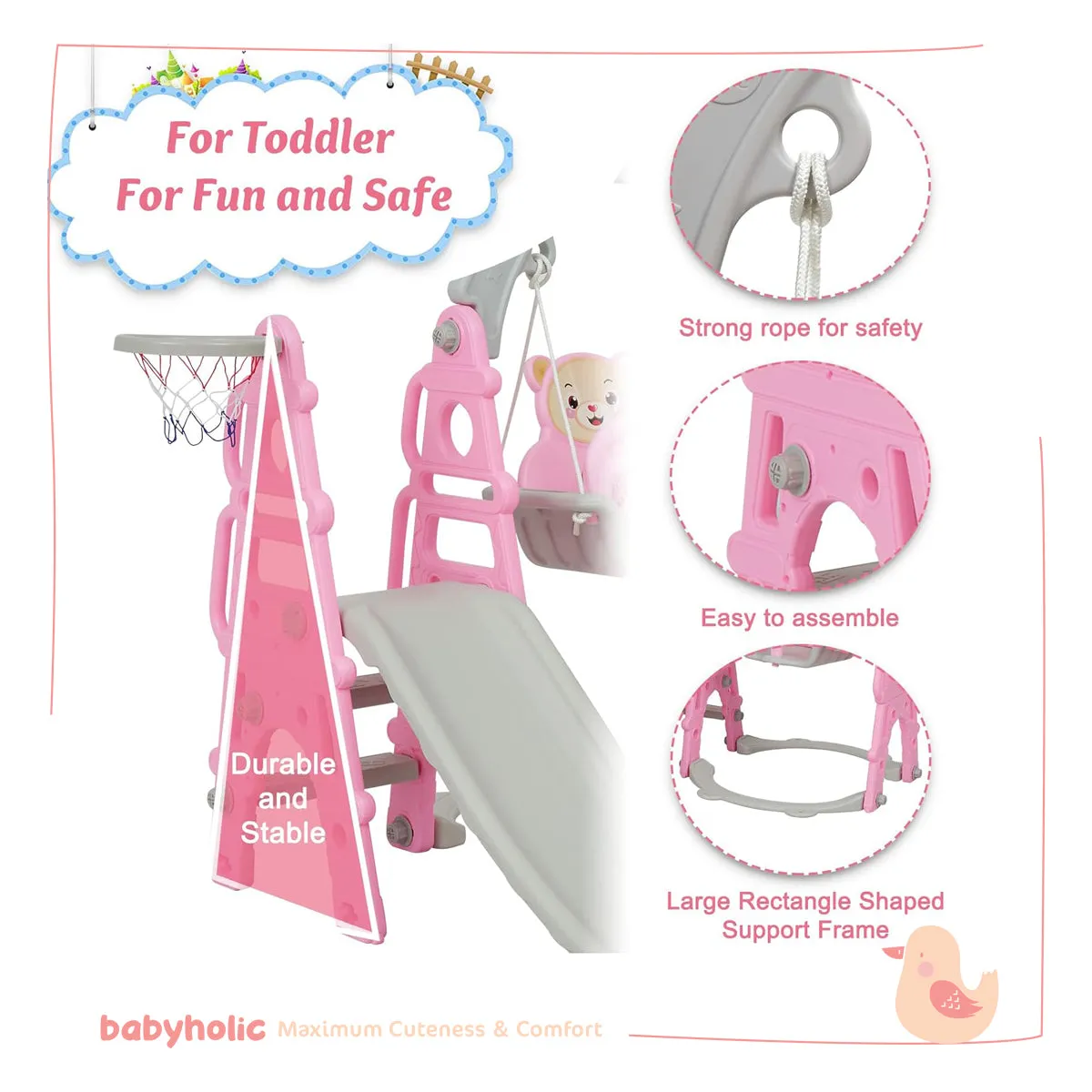 Climber and Swing Set