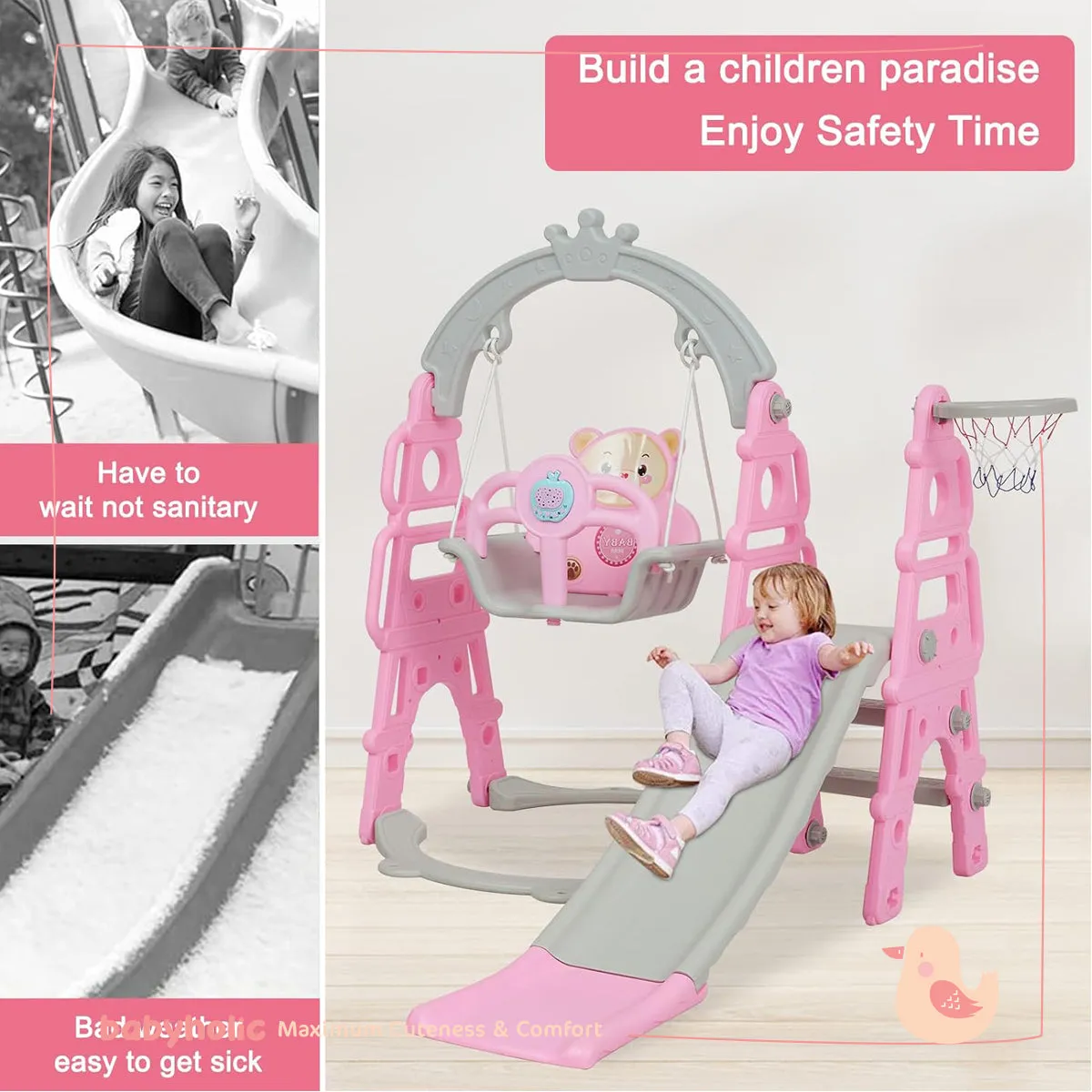 Climber and Swing Set