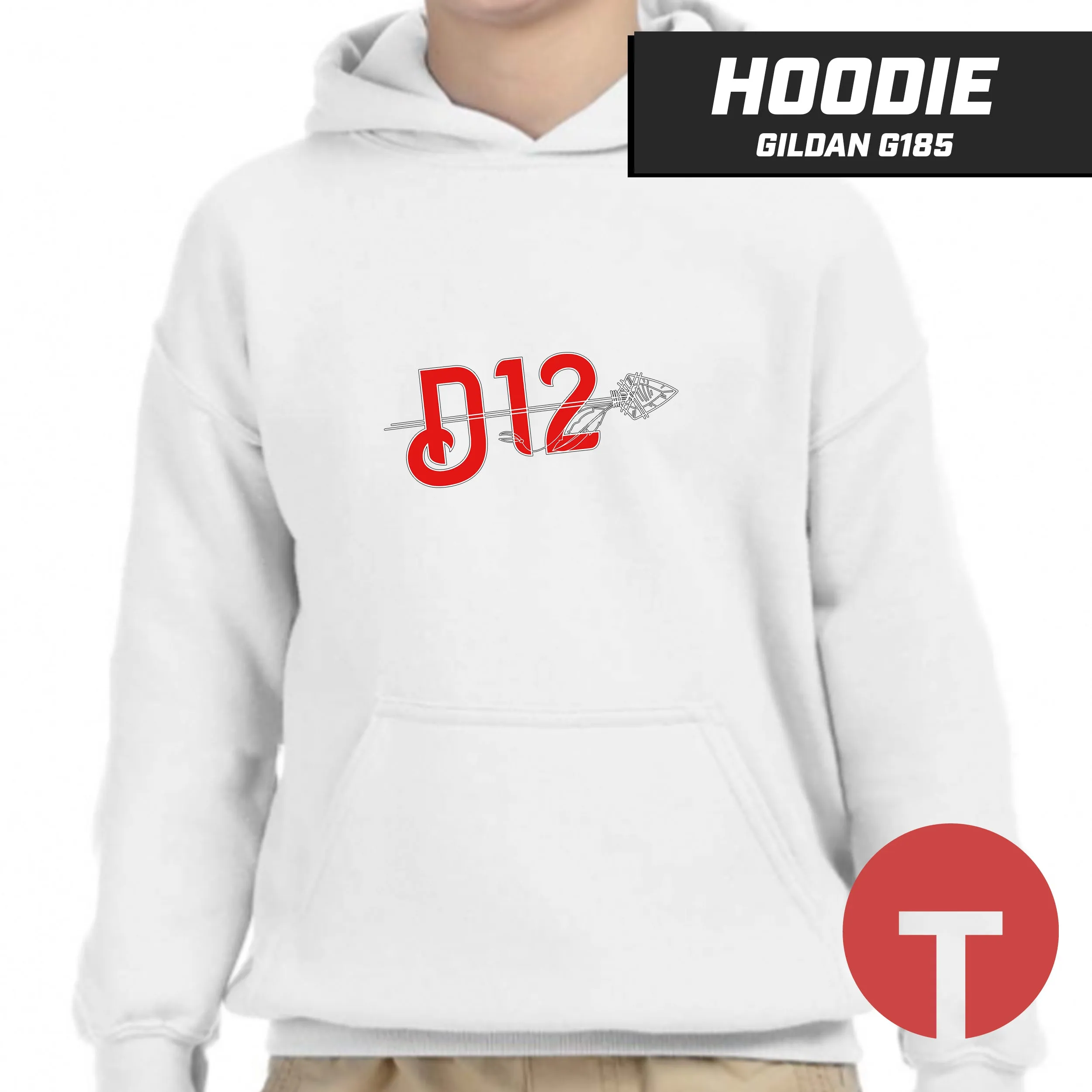 D12 - Hoodie Gildan G185