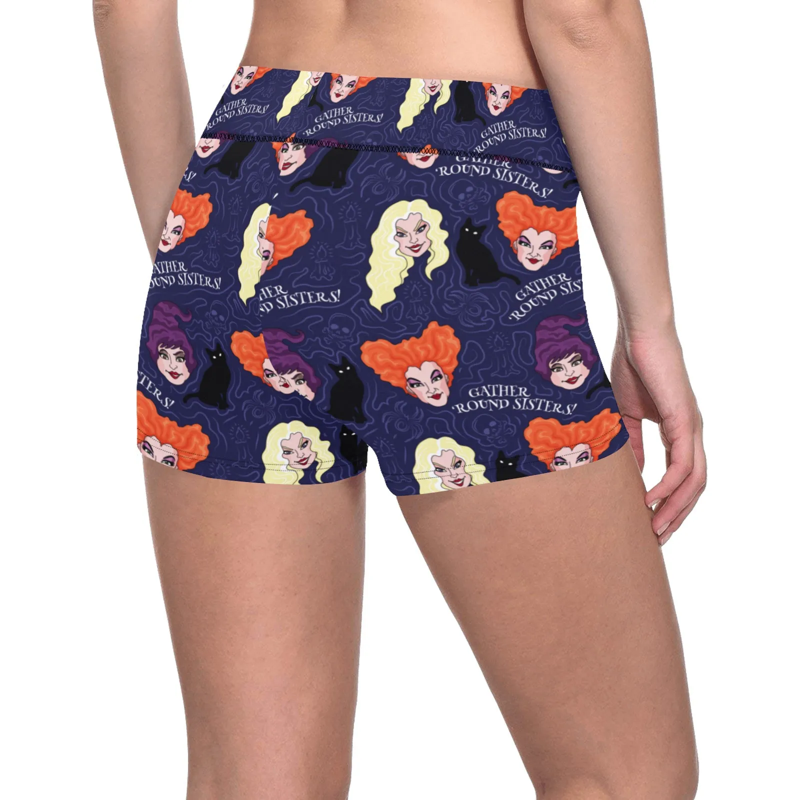 Disney Hocus Pocus Gather Round Sisters Women's Short Leggings