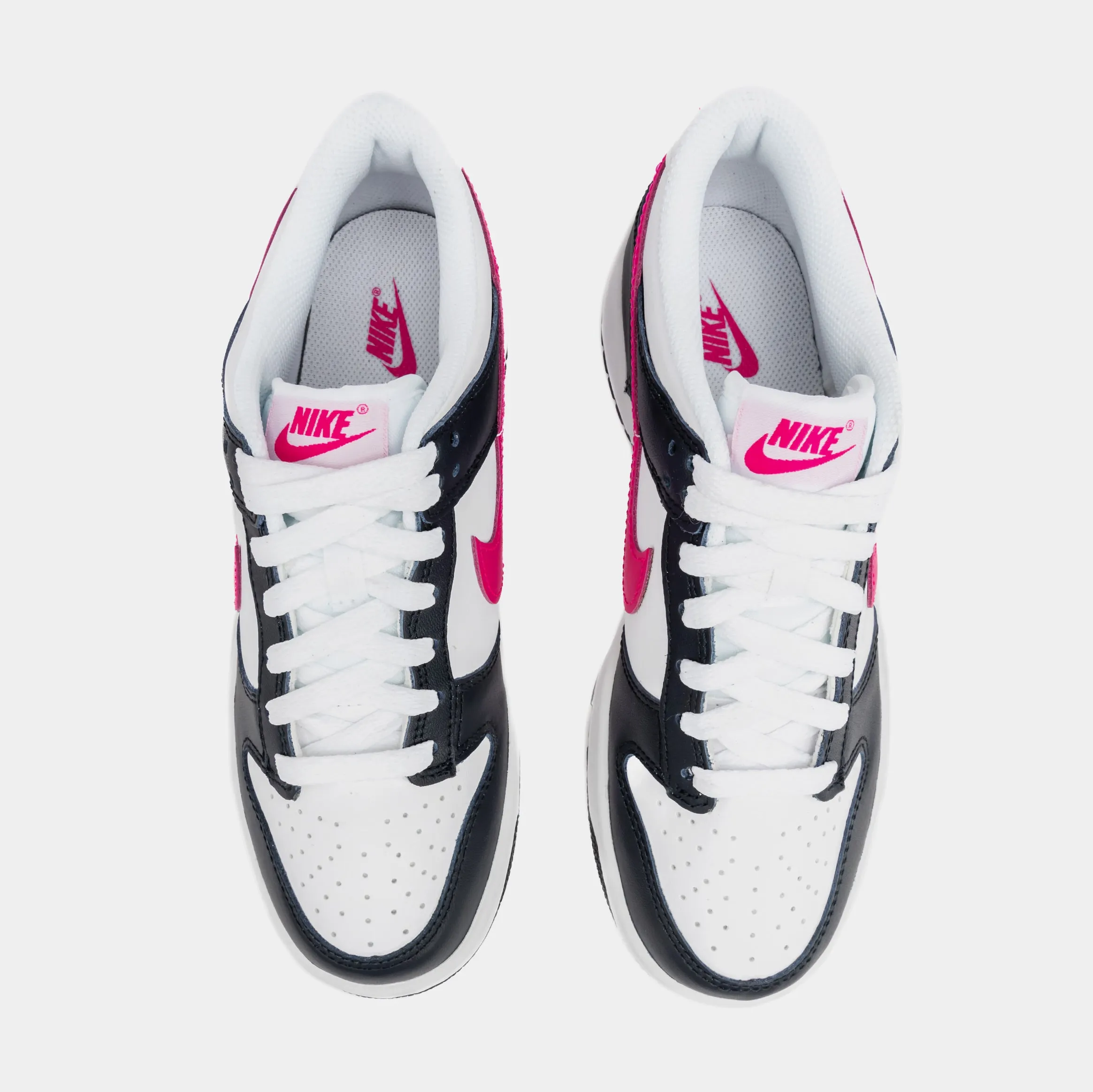 Dunk Low Dark Obsidian Fierce Pink Grade School Lifestyle Shoes (Dark Obsidian/Fierce Pink)