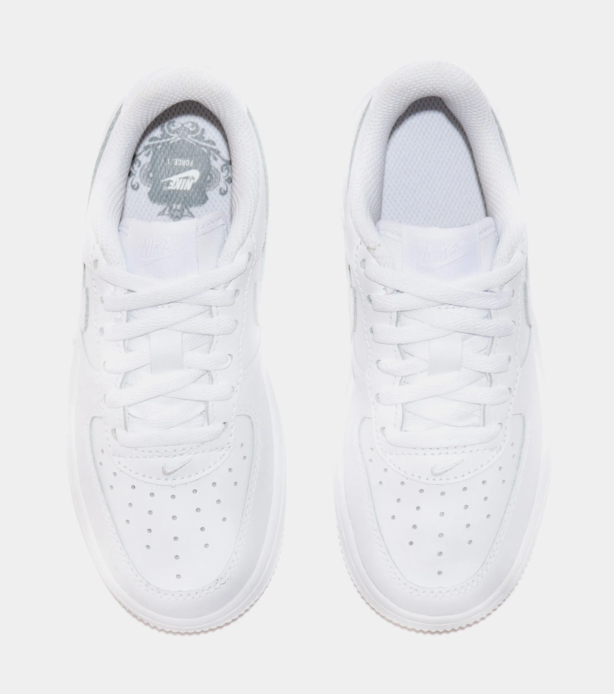 Force 1 LE Preschool Lifestyle Shoes (White)