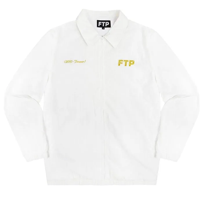 FTP 10 Year Anniversary Coaches Jacket- White