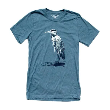 Great Blue Heron Men's Tee