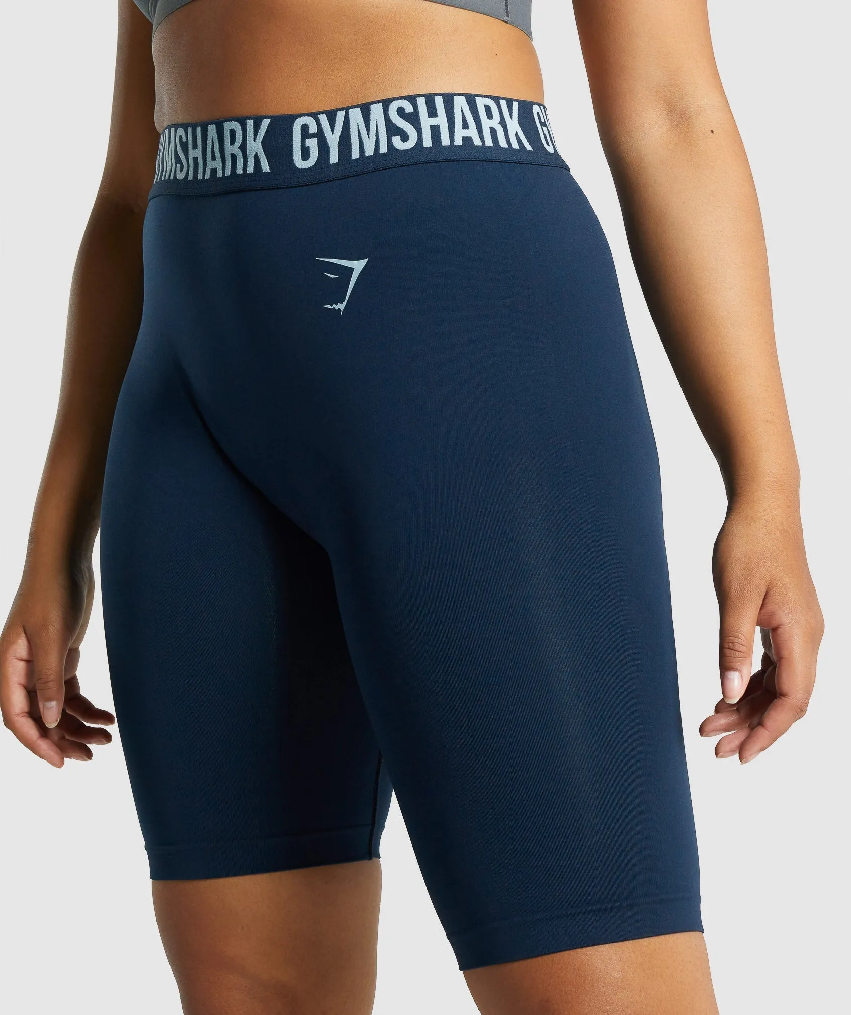 Gymshark Fit Seamless Cycling Shorts - Navy