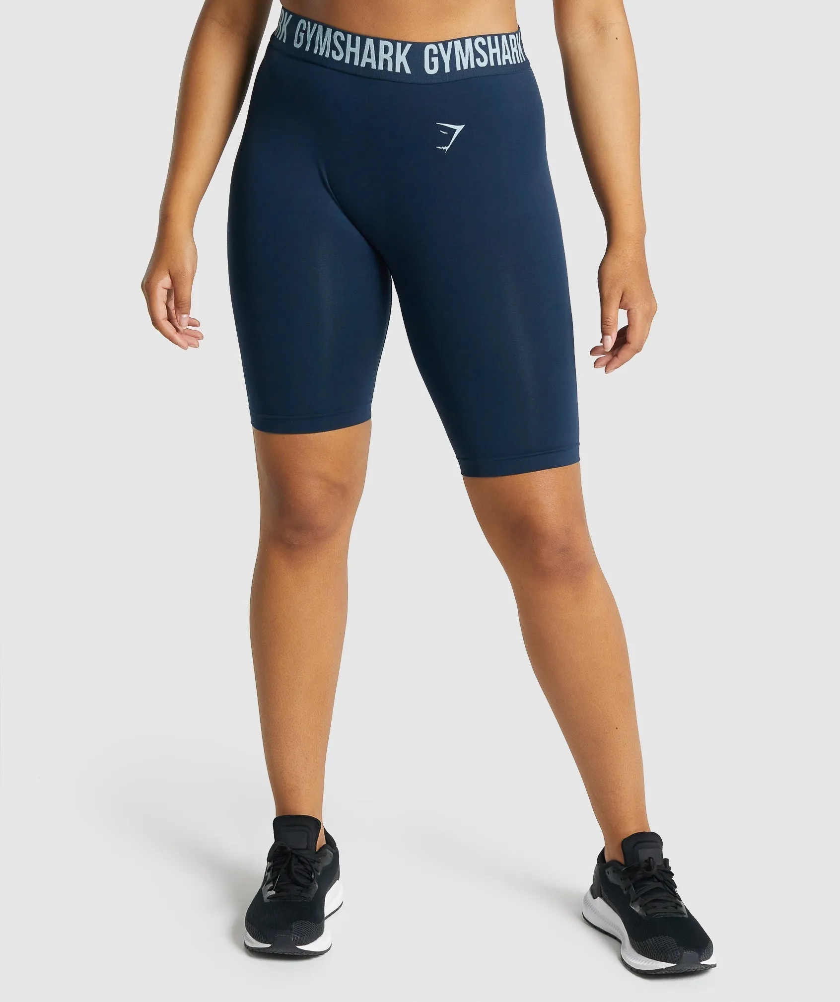 Gymshark Fit Seamless Cycling Shorts - Navy