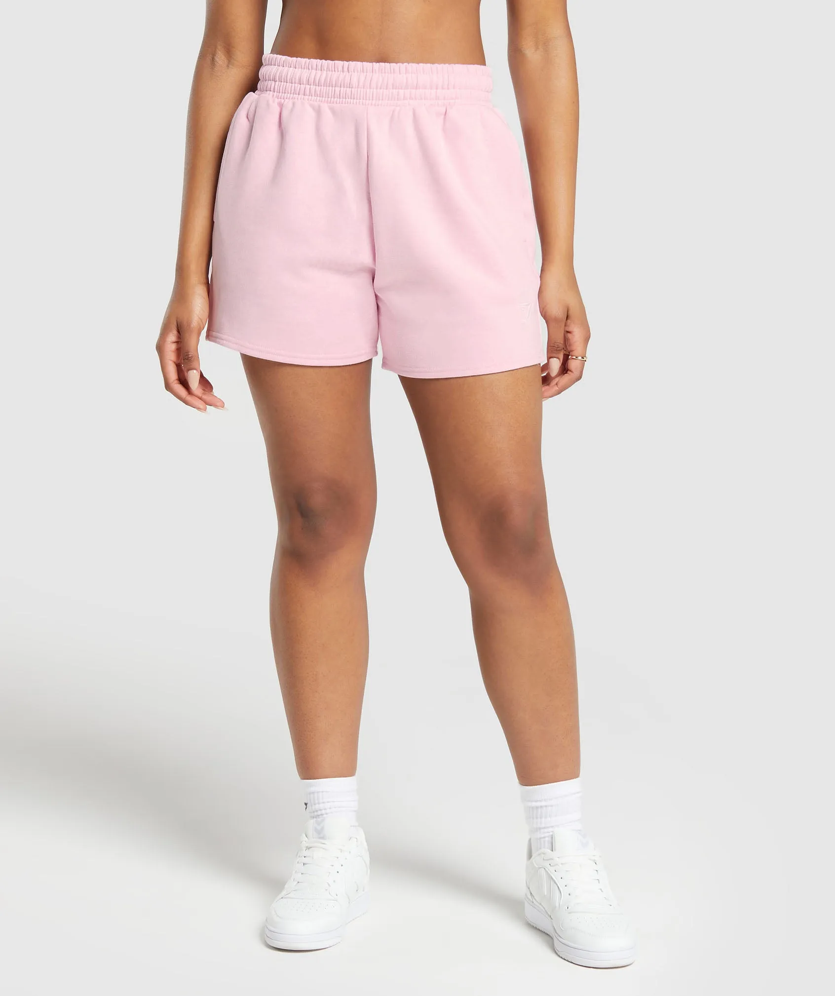 Gymshark Training Fleece Shorts - Dolly Pink