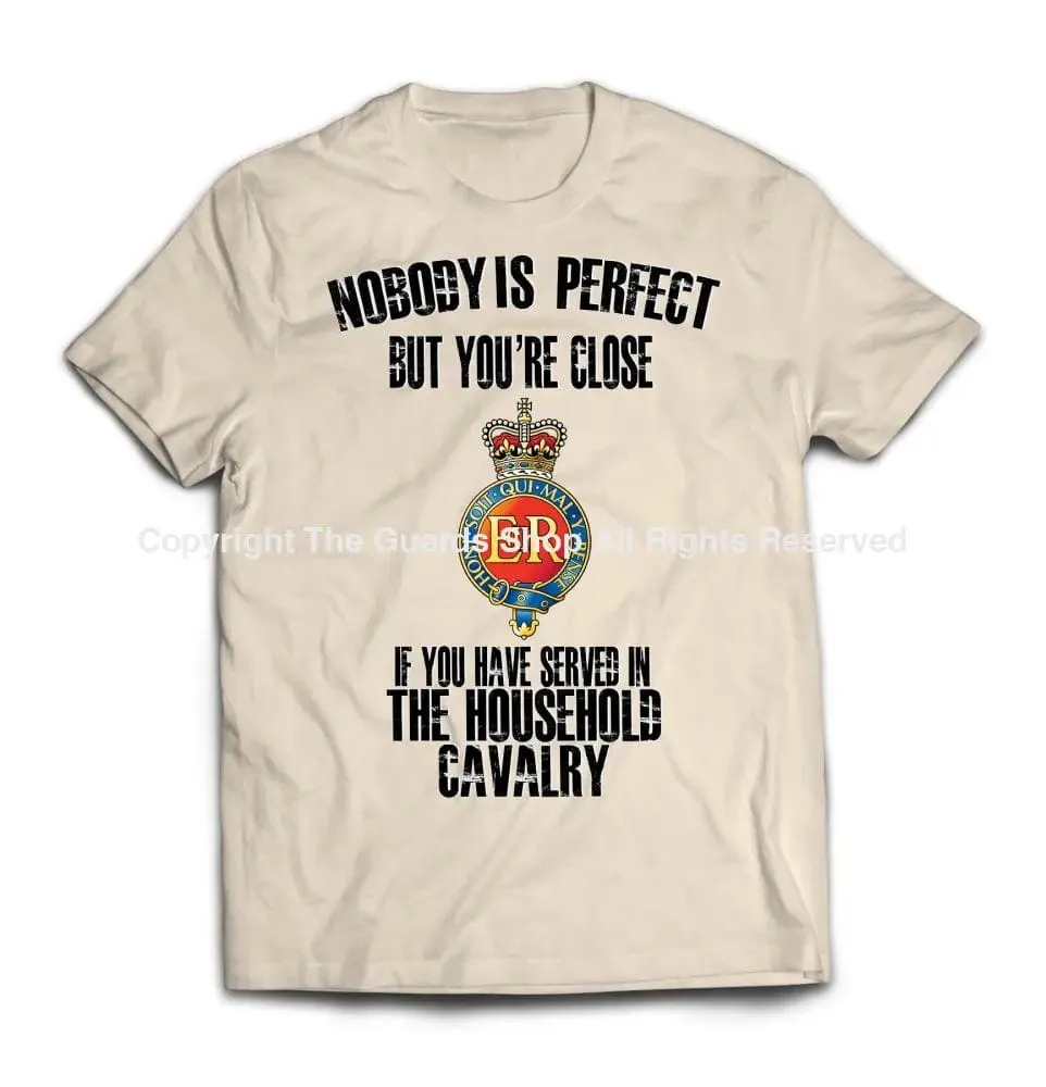 Household Cavalry 'Nobody is Perfect' Printed T-Shirt