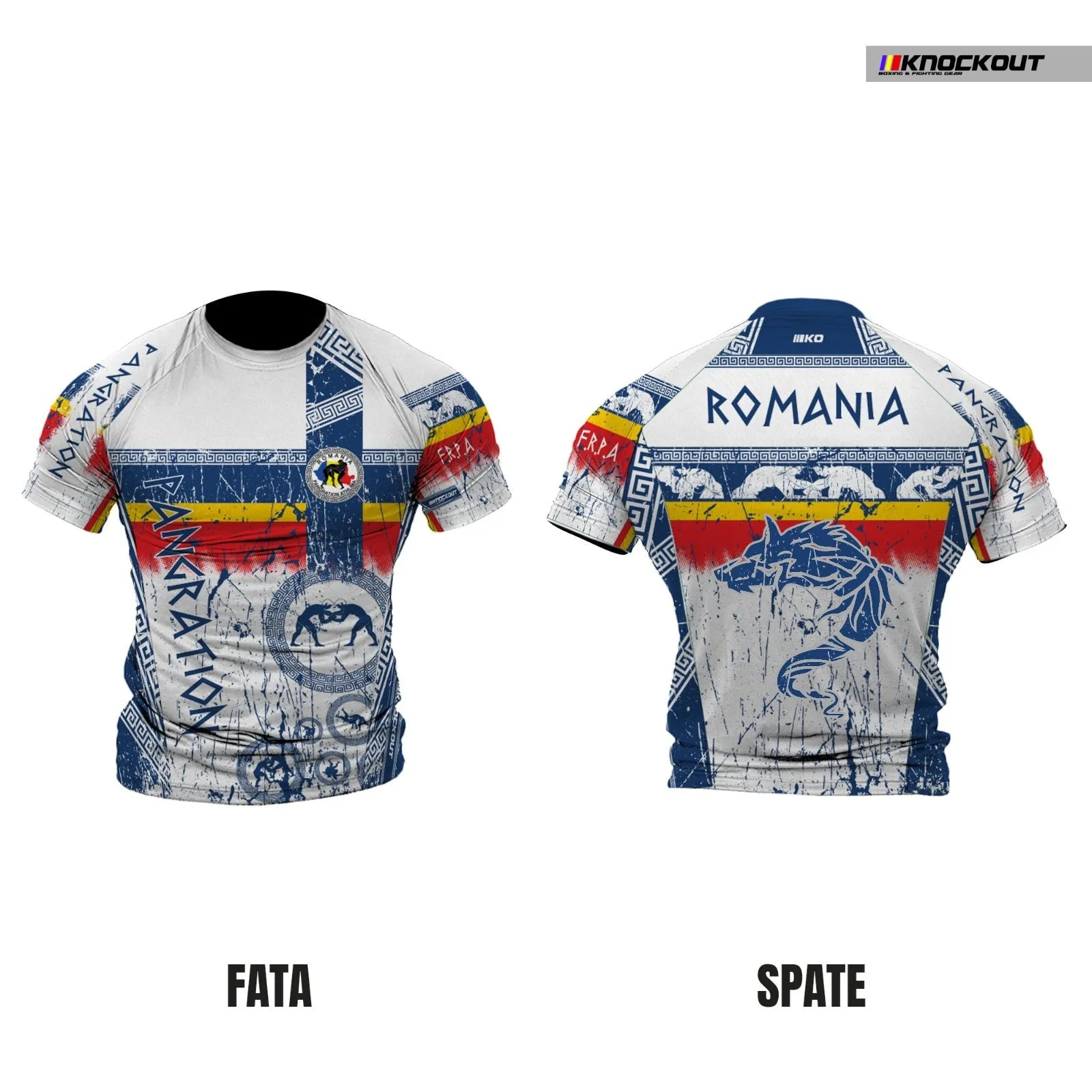 Knockout Pangration Rashguard- Short Sleeve