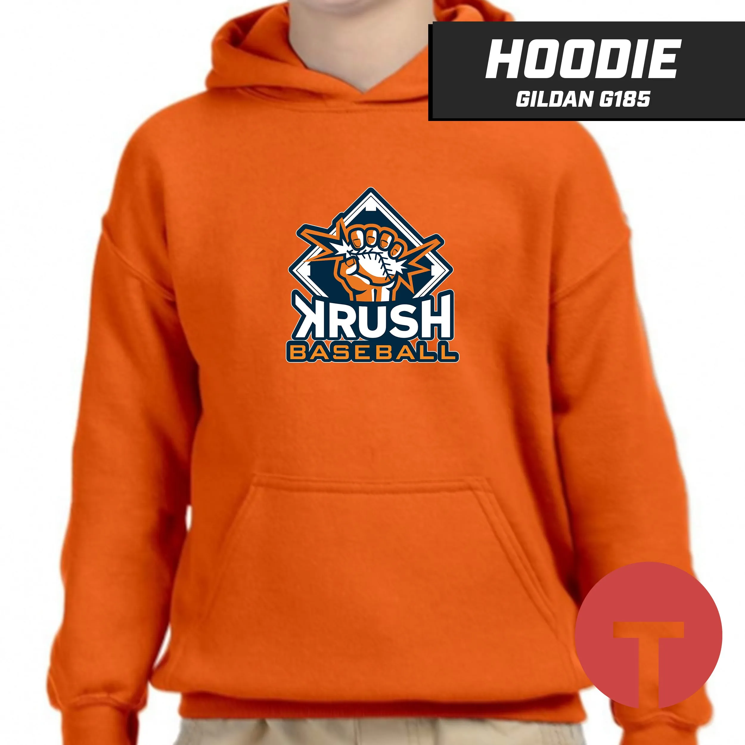 Krush Baseball - Hoodie Gildan G185