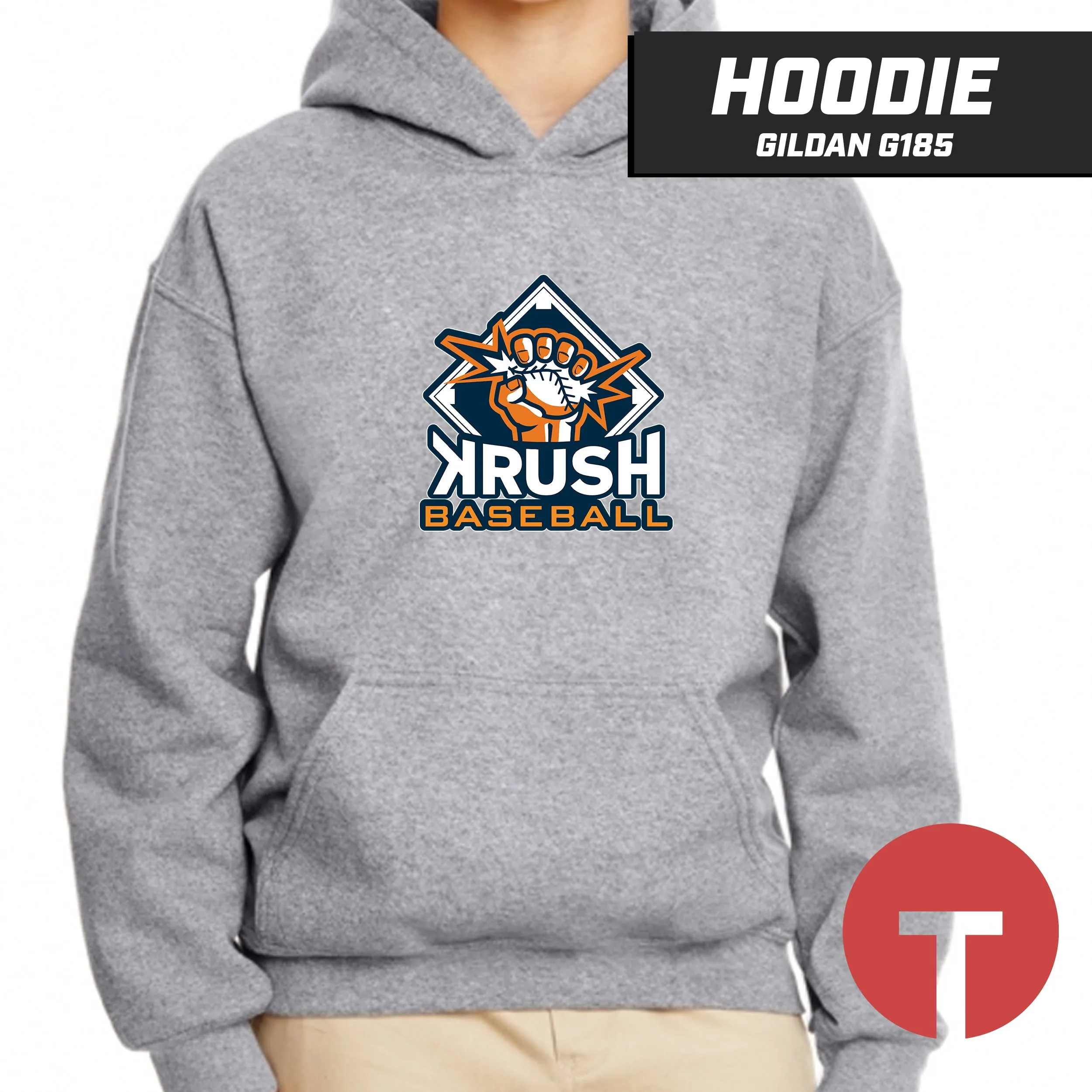 Krush Baseball - Hoodie Gildan G185