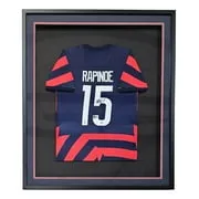 Megan Rapinoe Megan Rapinoe Signed Framed Blue Nike USA Women's Soccer Jersey BAS ITP