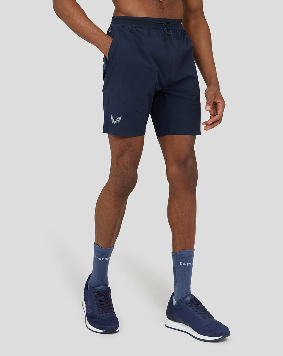 Midnight Navy Anatomic Mesh Mix 7" Training Shorts