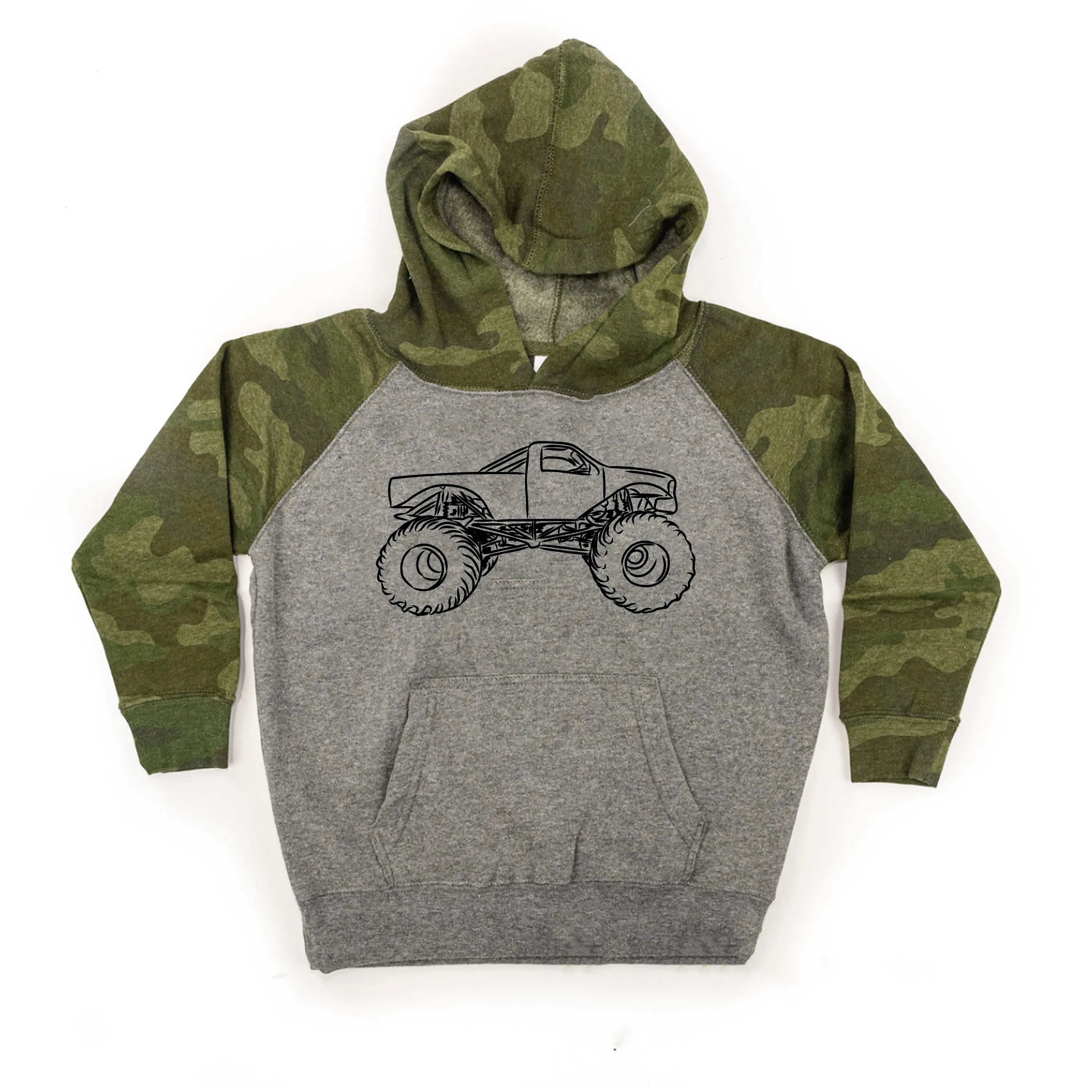 MONSTER TRUCK - Minimalist Design - Child Hoodie