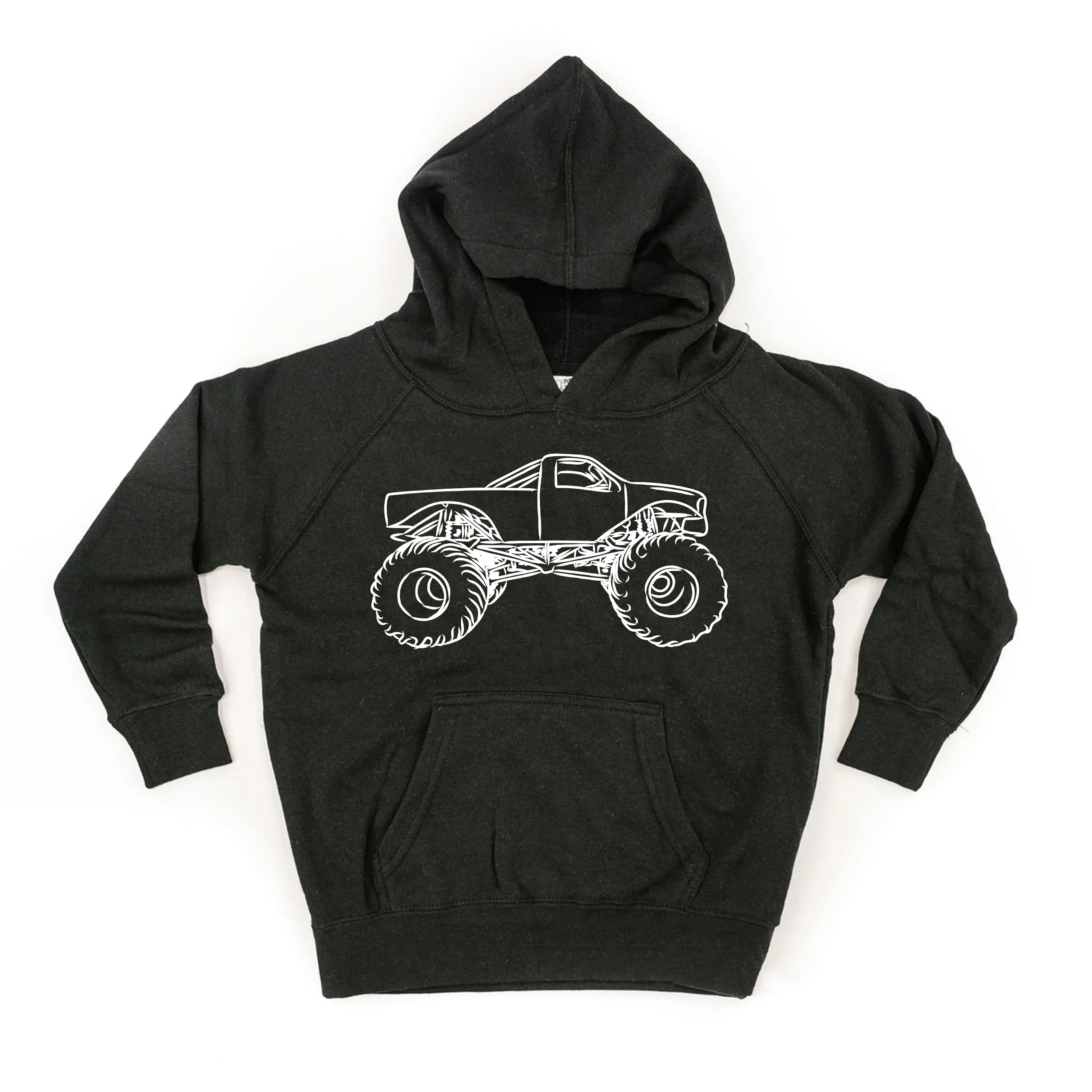 MONSTER TRUCK - Minimalist Design - Child Hoodie