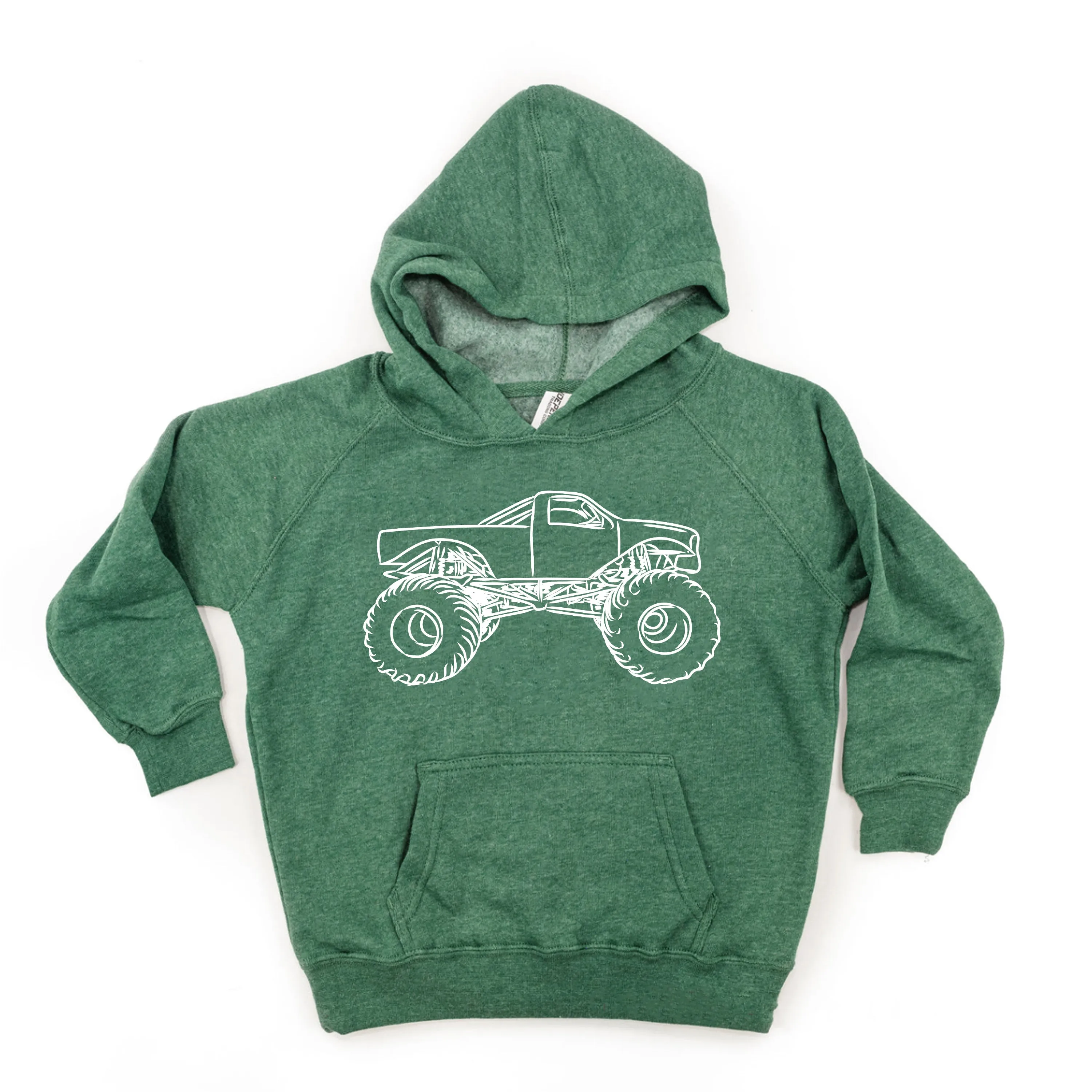 MONSTER TRUCK - Minimalist Design - Child Hoodie