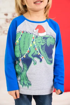 Oliver Top - Christmas Dino