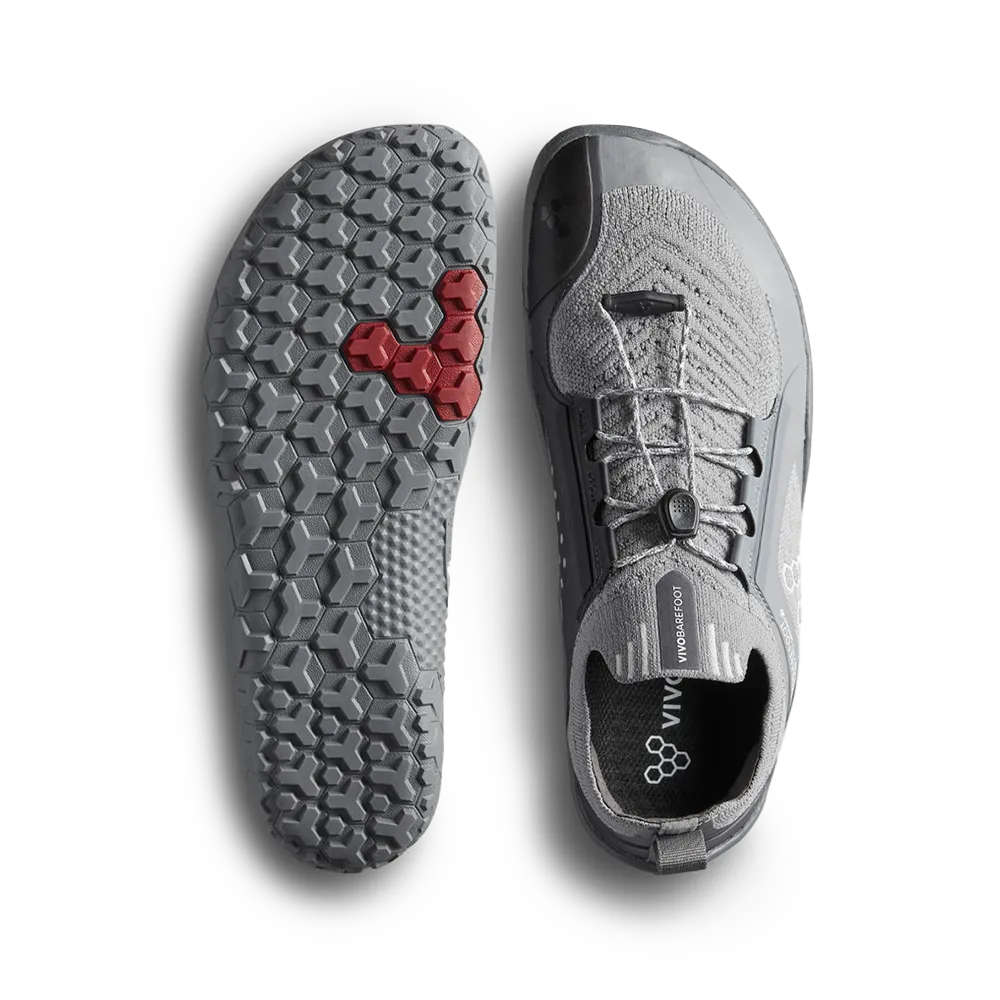 [PRE-ORDER] Vivobarefoot Primus Trail Knit FG Womens Ultimate Grey (ETA. MID DEC)