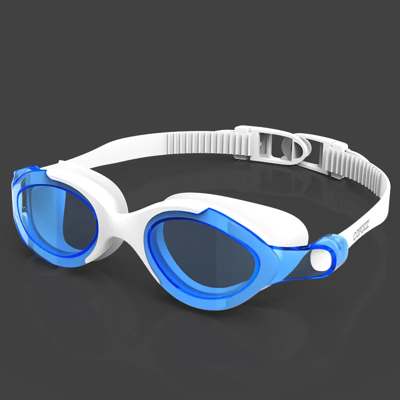 Professional HD Swimming Goggles Double Anti-Fog Adjustable Swimming Glasses Silicone Big view goggles for Men Women