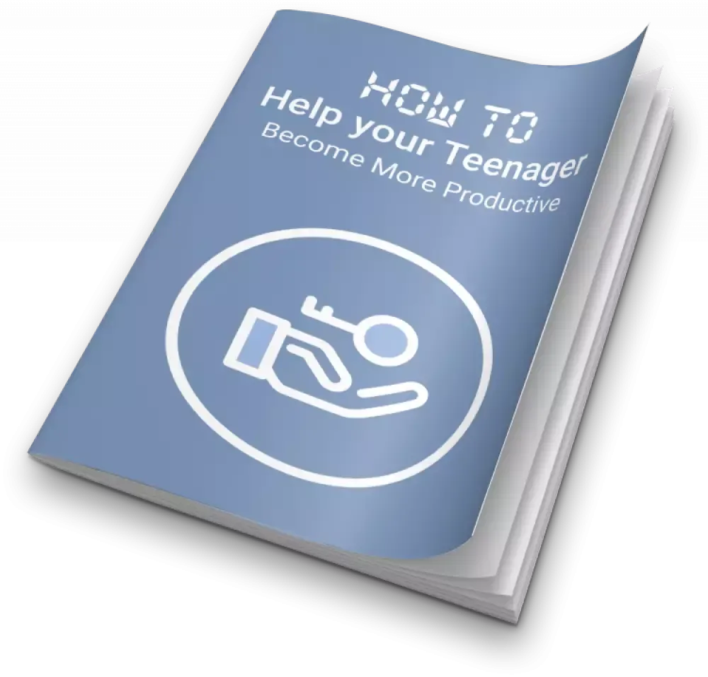 "How to Help Your Teenager Become More Productive" PLR Report - Stay Organized Content with Private Label Rights