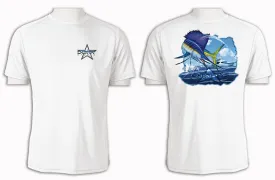 SailMahiWahoo Hybrid - Short Sleeve Polyester Shirt