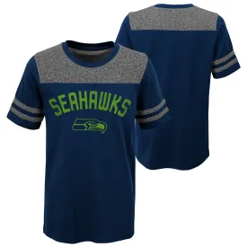 Seattle Seahawks OuterStuff NFL Two Tone Youth Short Sleeve T Shirt