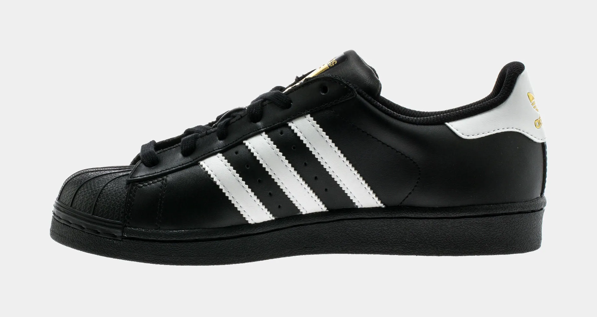 Superstar Original Shell Toe Grade School Lifestyle Shoe (Core Black/White)