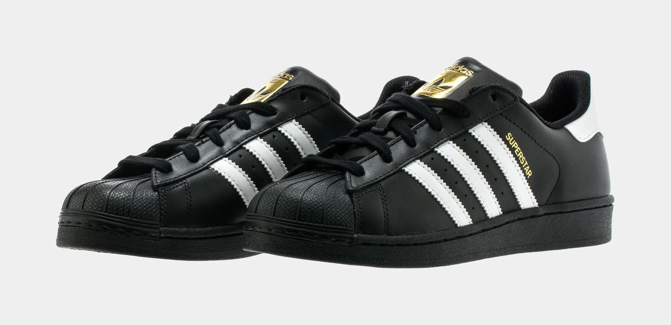 Superstar Original Shell Toe Grade School Lifestyle Shoe (Core Black/White)