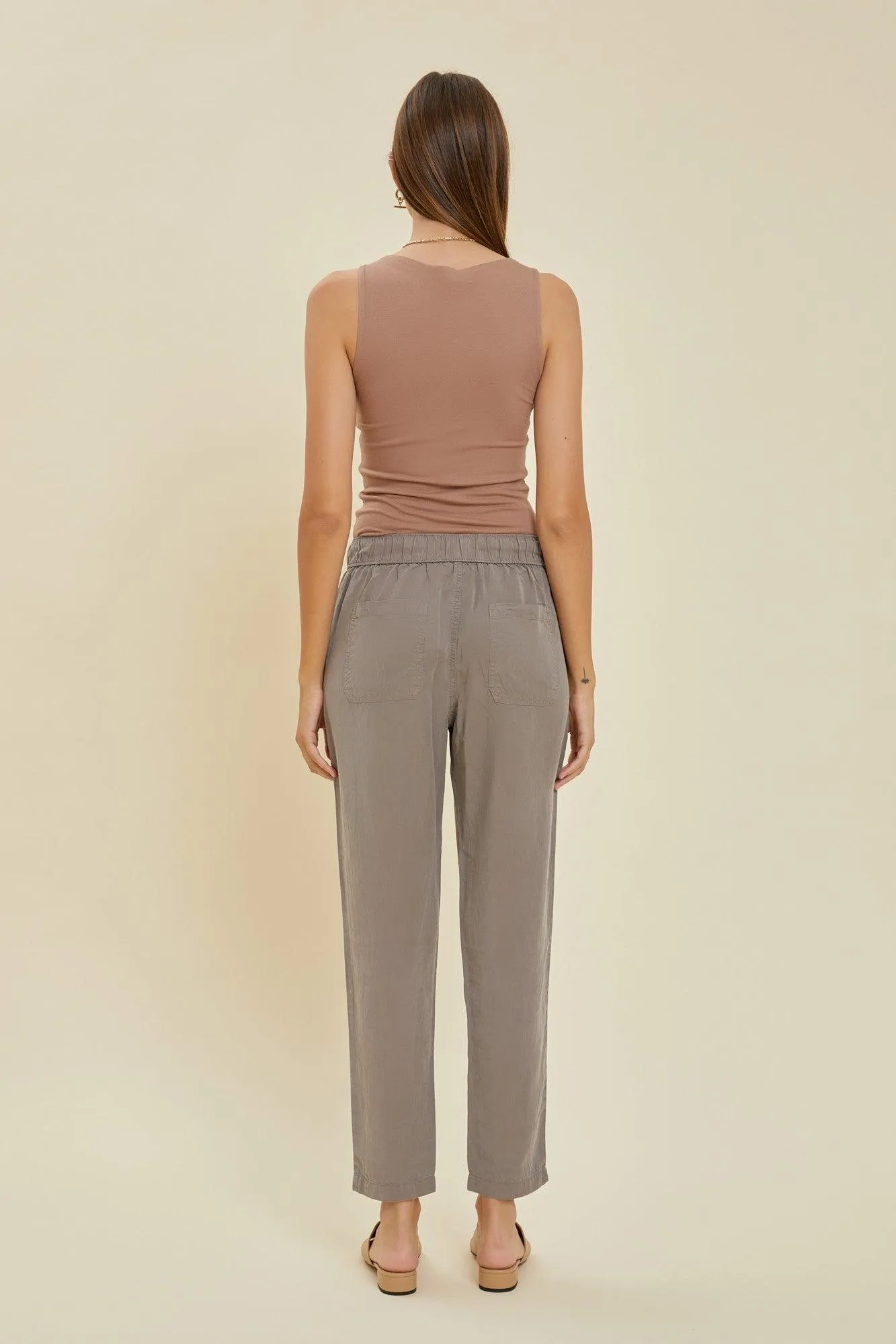 Tencel Drawstring Pants