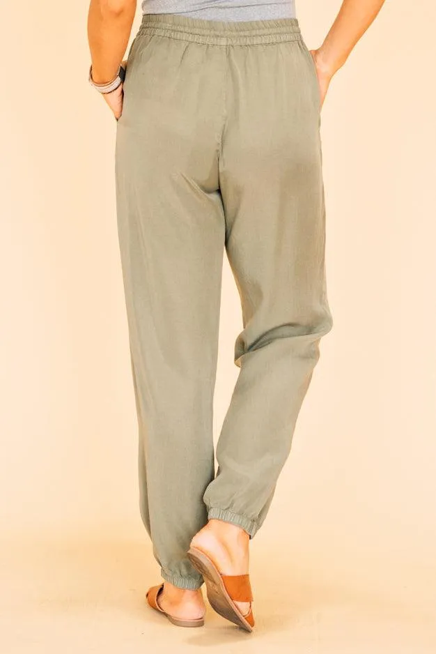 Tencel Jogger Pants