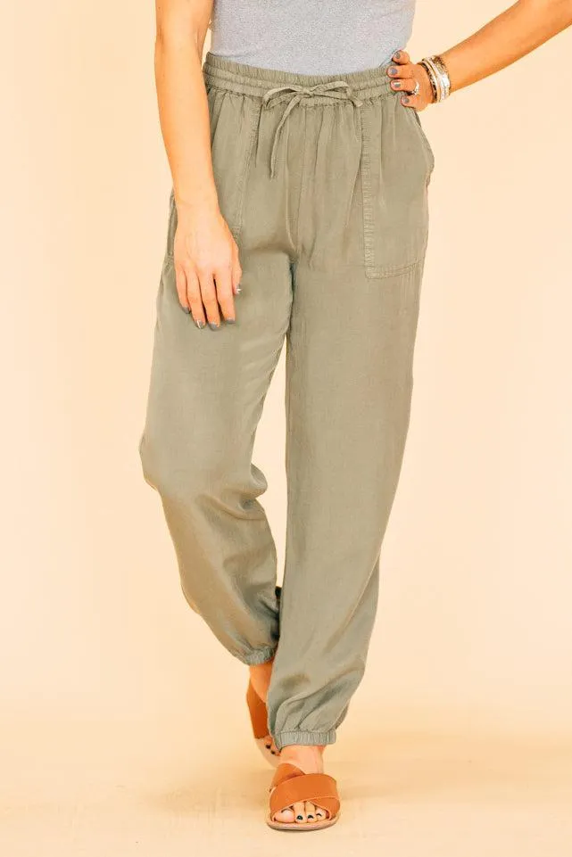 Tencel Jogger Pants