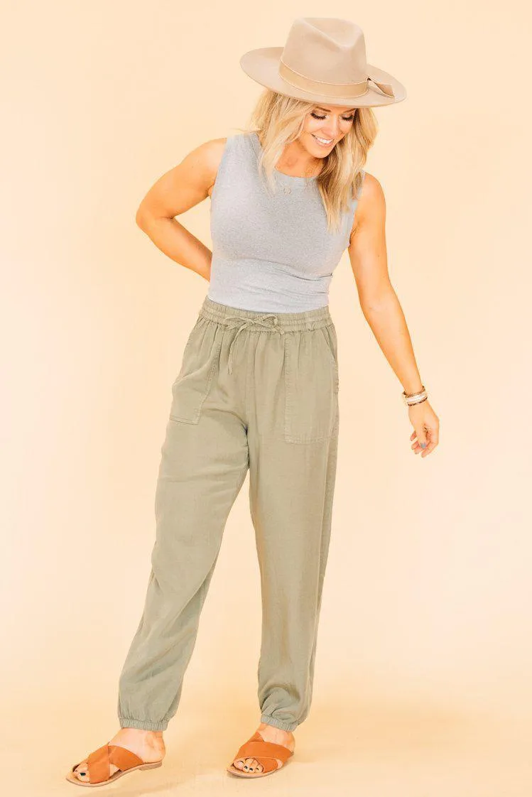 Tencel Jogger Pants