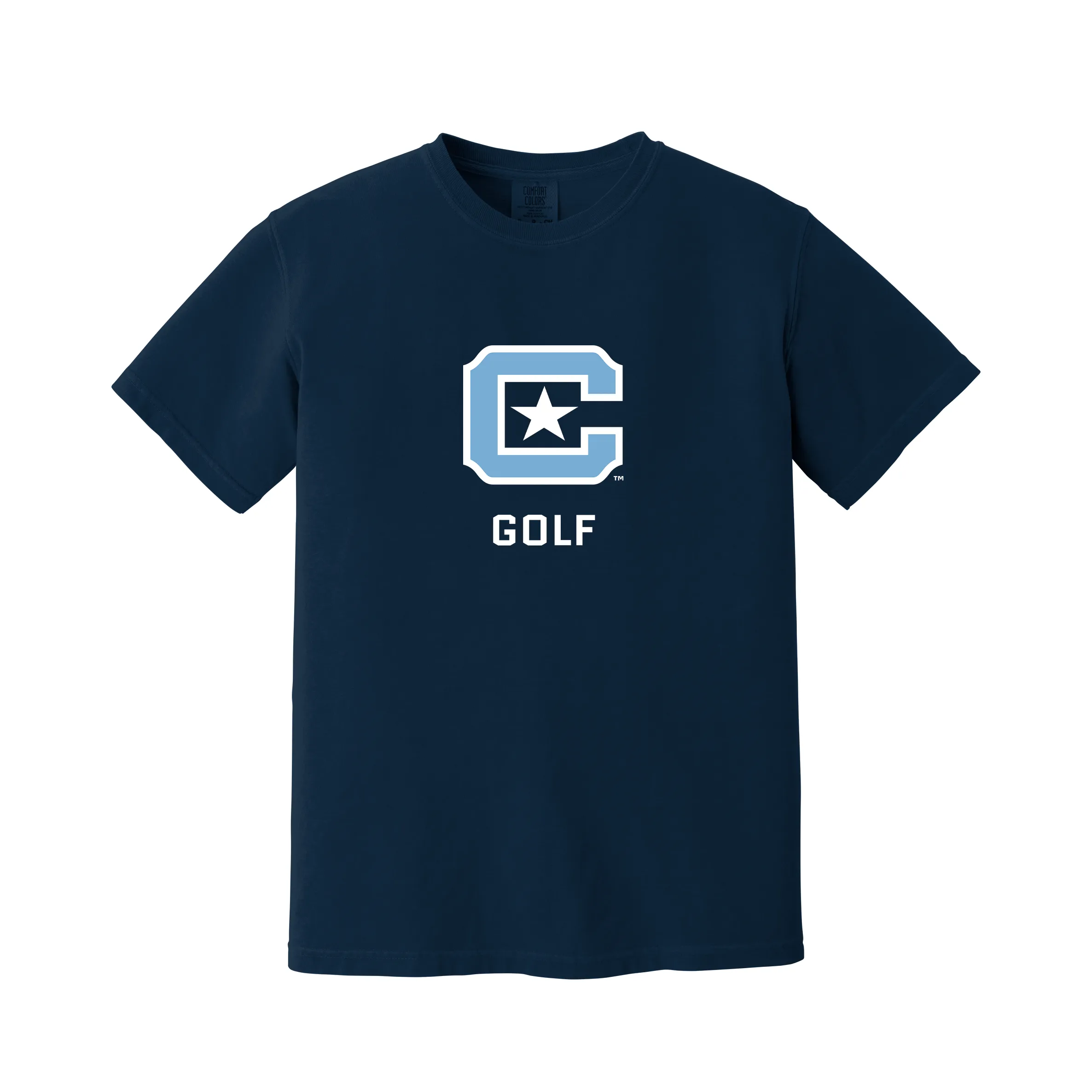 The Citadel C, Club Sports Golf,  Comfort Colors ® Heavyweight Ring Spun Tee