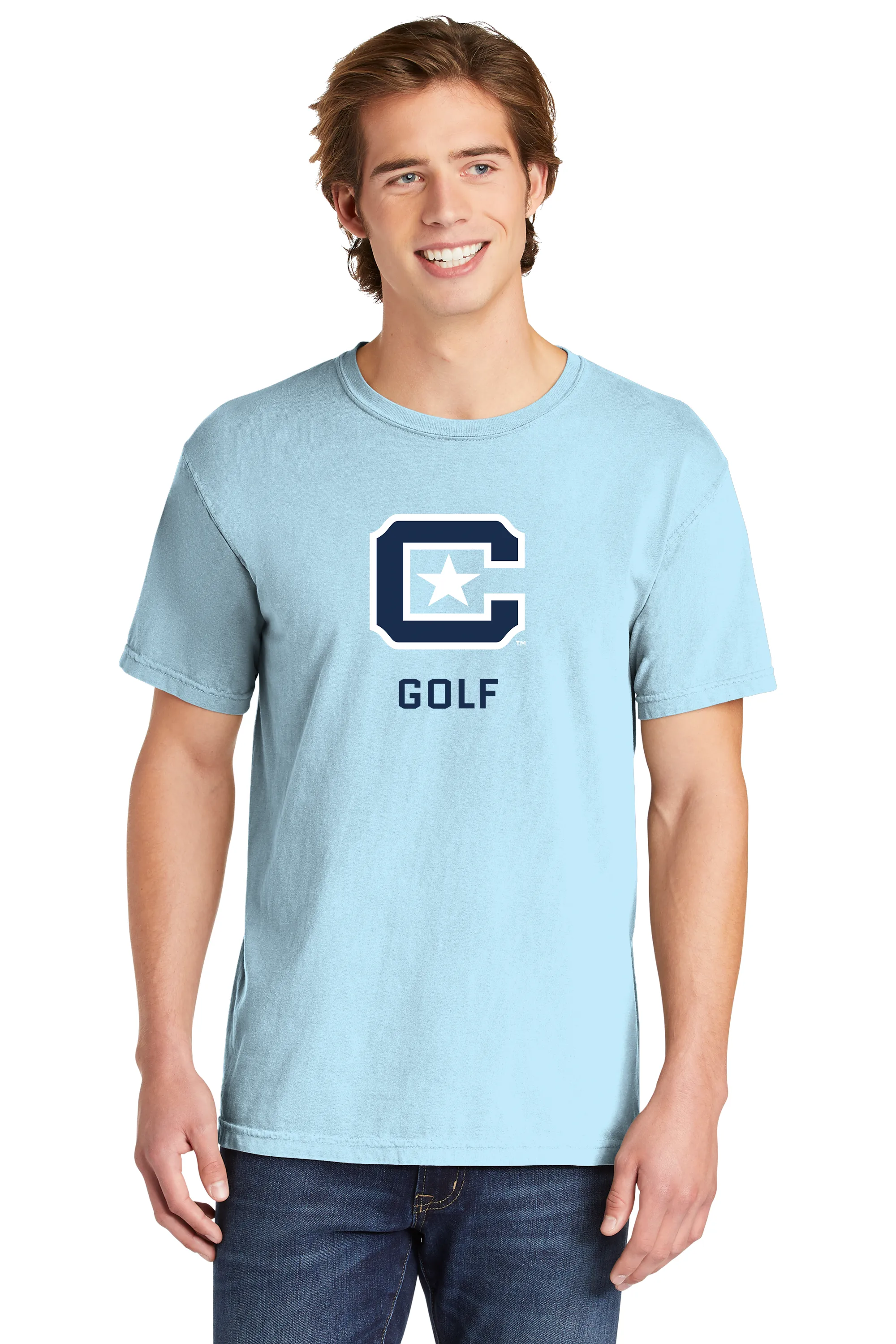 The Citadel C, Club Sports Golf,  Comfort Colors ® Heavyweight Ring Spun Tee