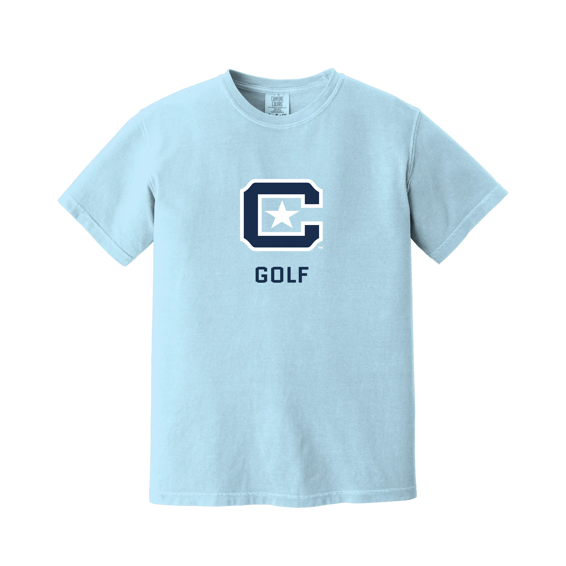 The Citadel C, Club Sports Golf,  Comfort Colors ® Heavyweight Ring Spun Tee