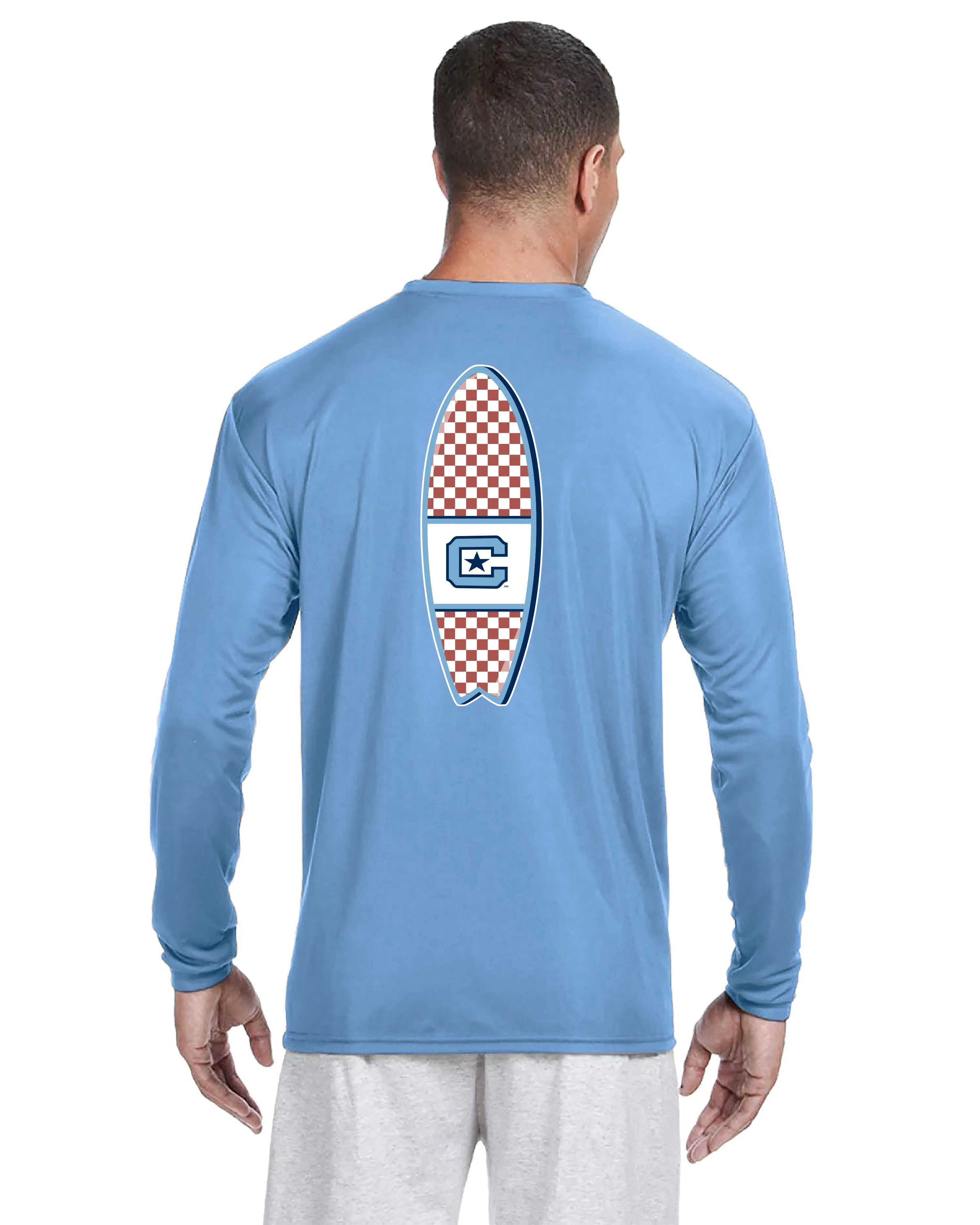 The Citadel, Club Sports - Surfing Team, A4 Cooling Performance Long Sleeve Tee Shirt