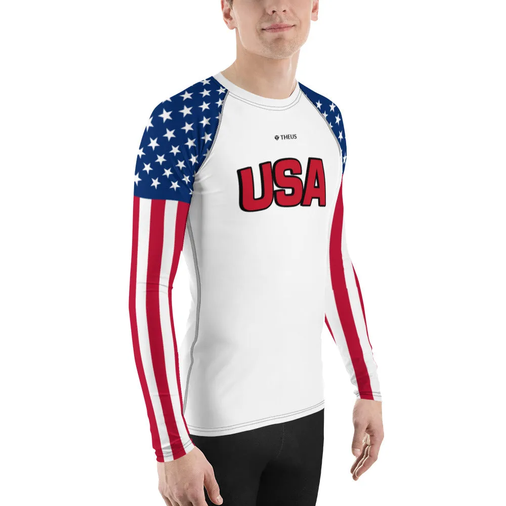 THEUS USA Men's Rash Guard