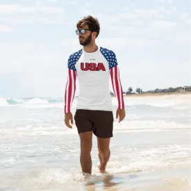 THEUS USA Men's Rash Guard