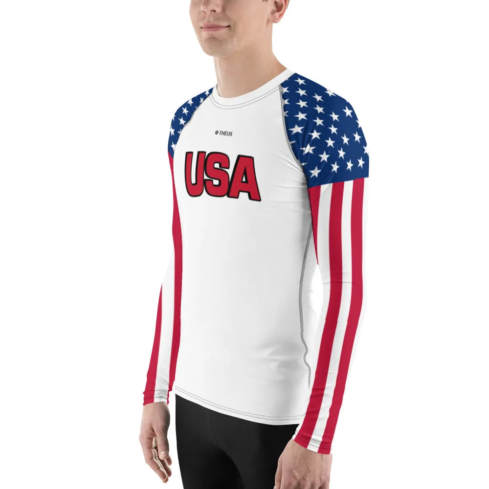 THEUS USA Men's Rash Guard