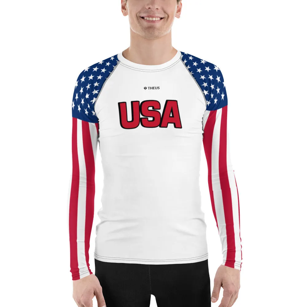 THEUS USA Men's Rash Guard