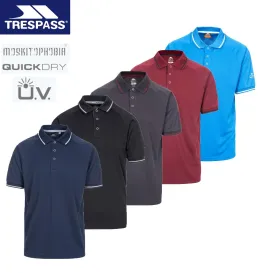 Trespass Mens Bonington Quick Dry Active Polo Shirt