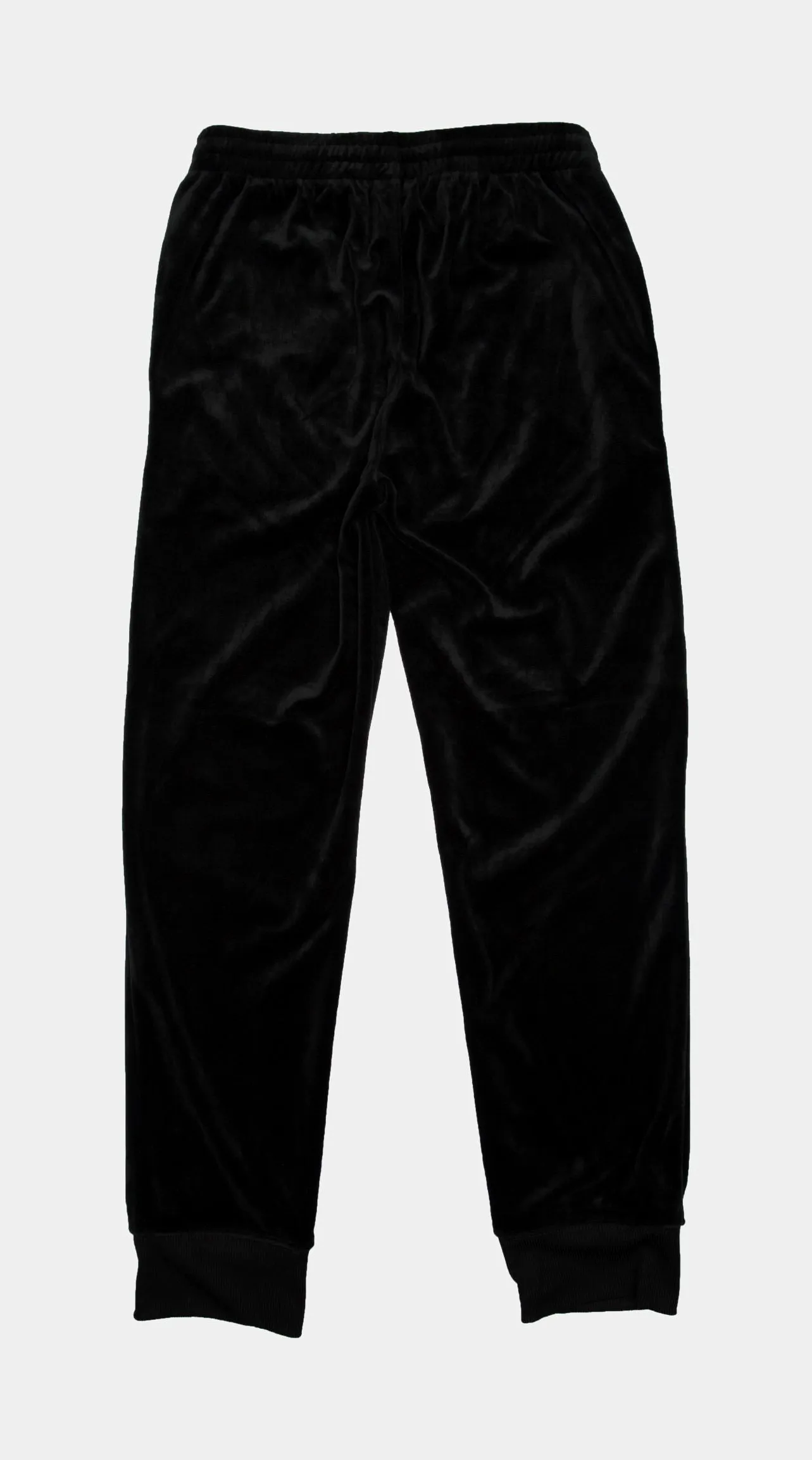 Velour Jogger Grade School Pants (Black)