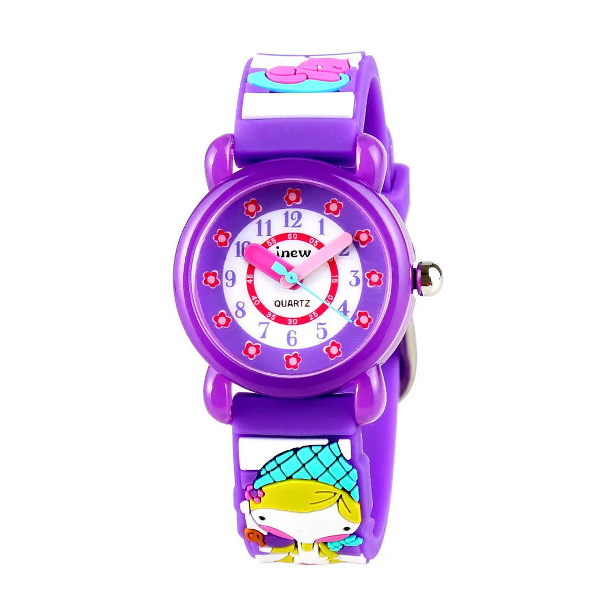 Watch Waterproof Quartz Silicone Watch Girls' Boy Little Child Watch